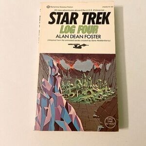 Vintage 1975  Star Trek Log Four Alan Dean Foster Ballantine Paperback